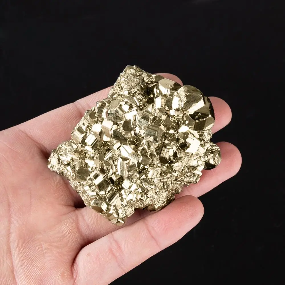 Nugget Pyrite Natural Irregular Pyrite Crystal Mineral Healing Crystals Specimen Home Decor Stone 1PC Rough Pyrite Crystal Stone