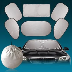 6Pcs Car Window SunShade Windshield Visor Anti UV Sticker Cover For Bmw 3 5 1 Series E46 E60 E39 F10 F30 F20 E87 E70 E91 M E90