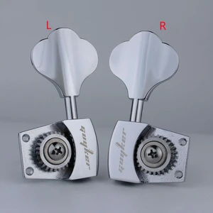 Zahnradanpassung 1:26, Open Gear Tuner, Kopf des Kopfes der Jazz Electric Machine, Gitarre, niedrig, Chrom 12 Hauptverkaufsarm -Jazz -Bass - №5