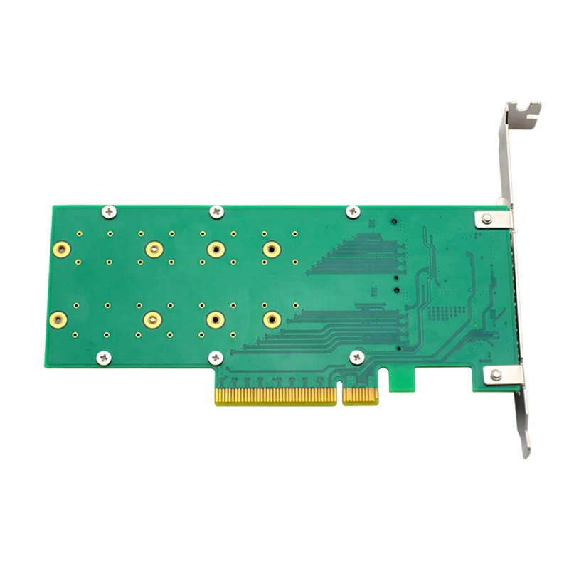 CEACENT ANM02PE08 NVMe M.2 SSD Adapter PCIe 3.0 X8 with Two M.2 M-key Connector, Support up to 2 NVMe SSD 2242/2260/2280/22110