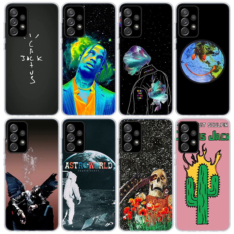 Cactus Jack Travis Scott Hiphop Phone Case For Samsung Galaxy A51 A50 A71 A70 A41 A40 A31 A30S A20E A21S A10S A11 A01 A6 A7 A8