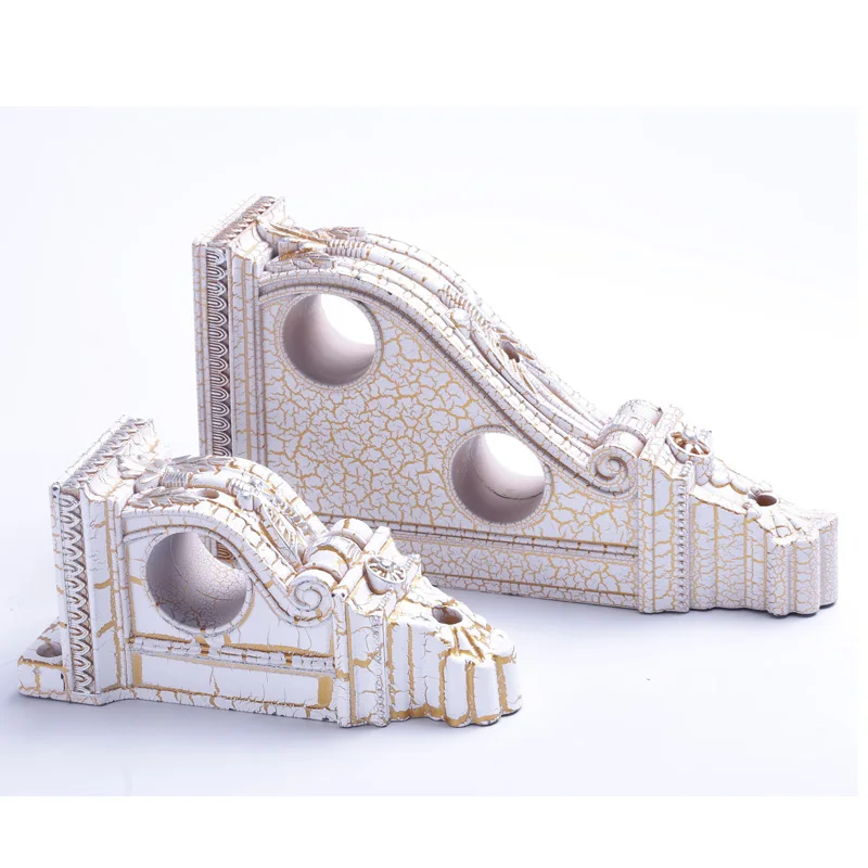 Imagem -02 - Artista Acessórios da Sala de Gesso Esculpir Roman Cortina Titular Palácio Barroco Haste Vara Única Haste Suporte Parede Cortina Haste Titular