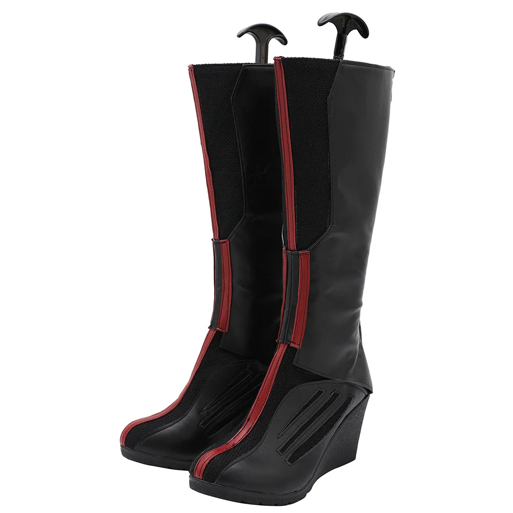 Planchers let Cos Sorcière Cosplay Chaussures Bottes, Costumes d'Halloween, Accessoire Sur Mesure