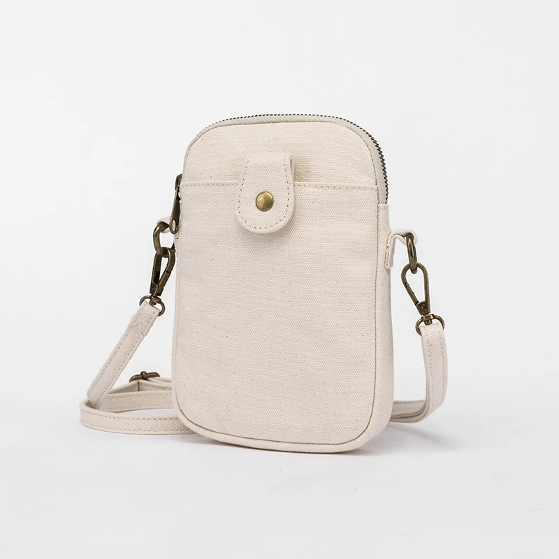 Lona saco do telefone móvel feminino ins simples novo japonês e coreano selvagem pequeno fresco vertical crossbody pequeno quadrado saco