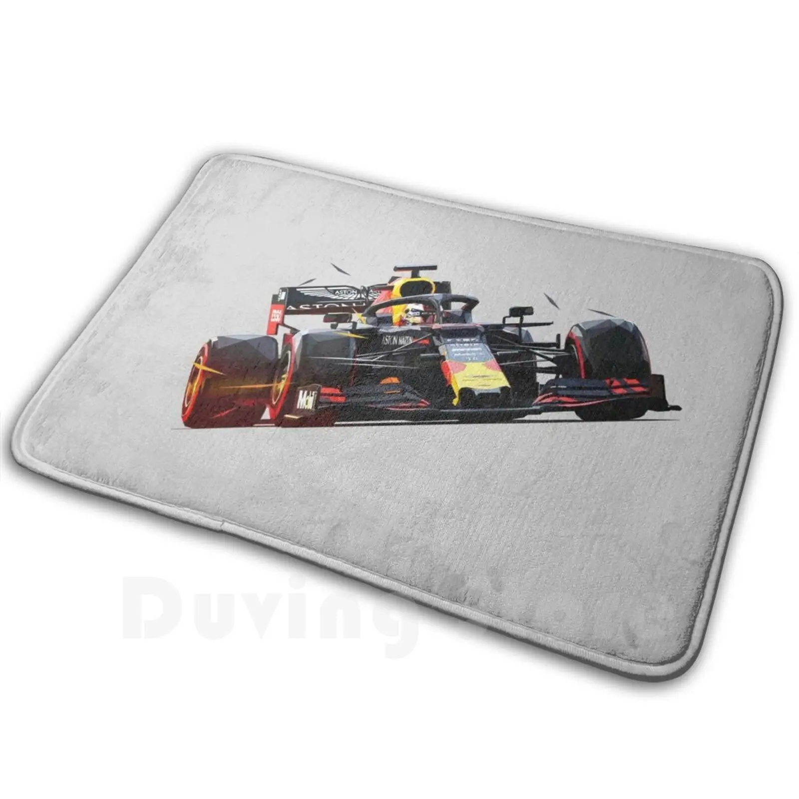 Car Low Poly Carpet Mat Rug Cushion Soft Non-Slip Max Grand Prix Race Racing Low Poly