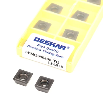 100% authentische SPMG050204 SPMG060204 SPMG070308 090408 110408-TG LF6018 Tragen-beständig CNC hartmetall drehen einsätze Zehn in eine box