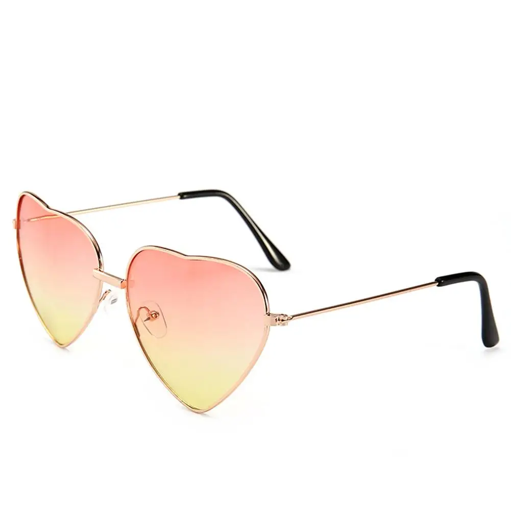 2020 Retro Heart Goggles Sunglasses Women Brand Designer Sun Glasses For Women Alloy Mirror Sunglasses Ray Female O-culos De Sol