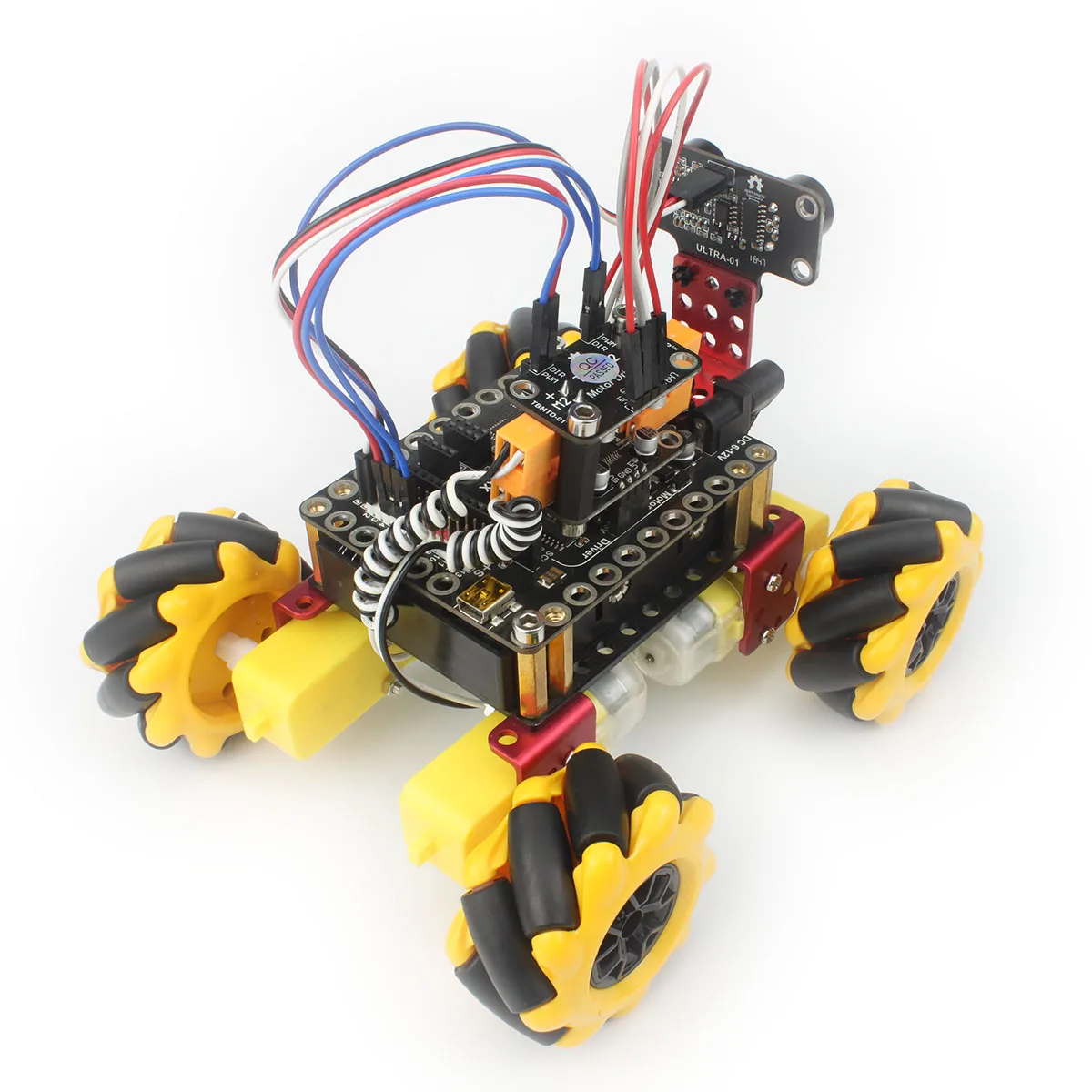 Mecanum Wheel RC Robot Car Kit For Arduino With TT Motor Scratch Graphic Programming STEM Toy