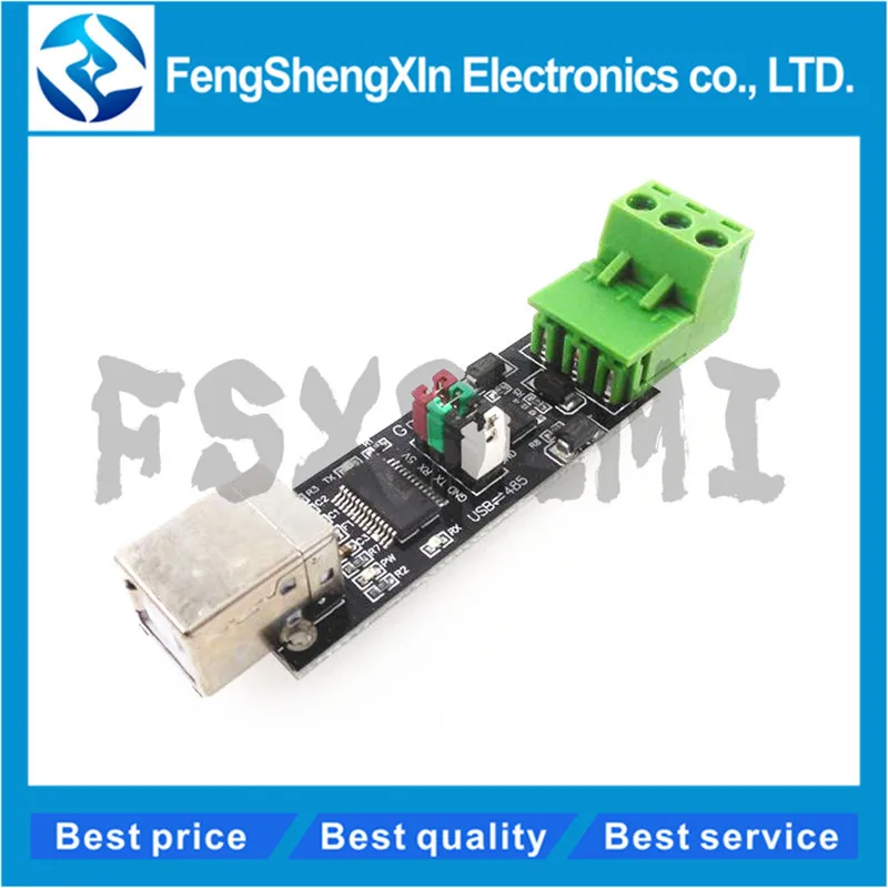 1pcs USB 2.0 to TTL RS485 Serial Converter Adapter FTDI FT232RL SN75176 double function double protection