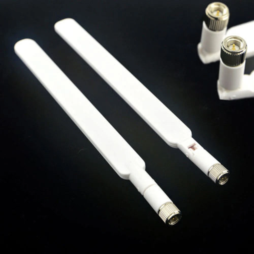 ใหม่1PC 5dBi SMA ชาย4G LTE Router เสาอากาศสำหรับ Huawei B315 B310 B525 SMA D-Type สีขาว