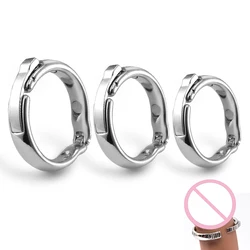 Glans Ring Men's Penis Corrector Metal Adjustable Penis Delay Ejaculation Lock Ring Male Masturbators Erection Sex Toy For Men