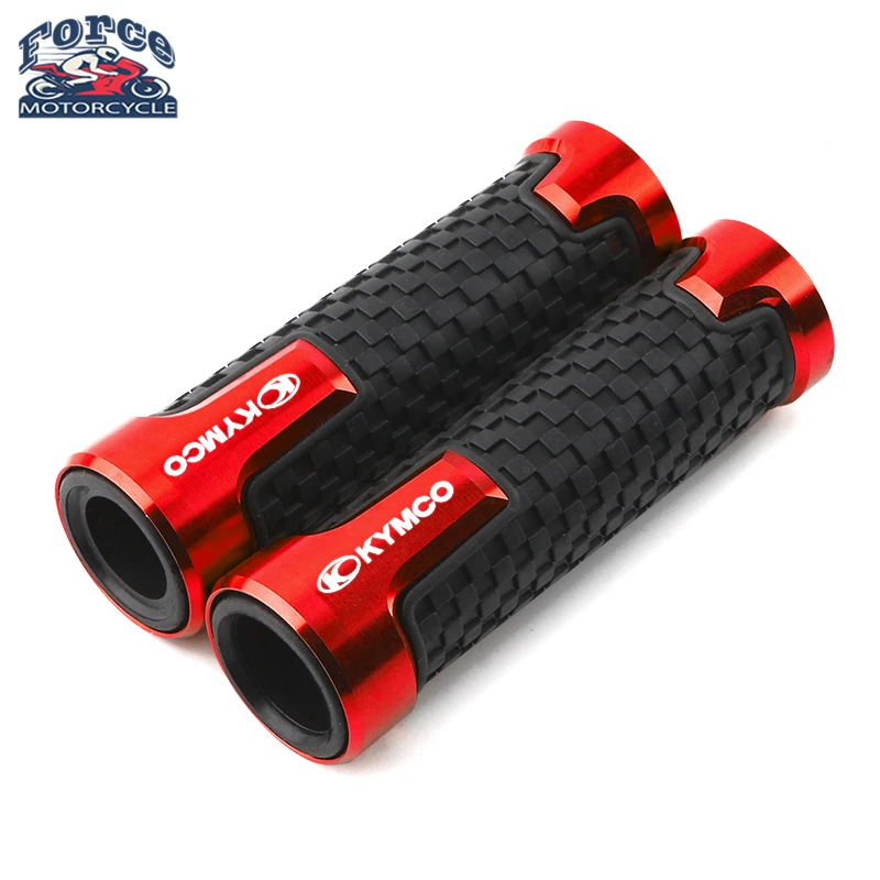 

Motorcycle handle grips racing handlebar grip For KYMCO DownTown 350 300i Xciting 250 CK250T 300 CK300T 400 500RI S400 K-XCT