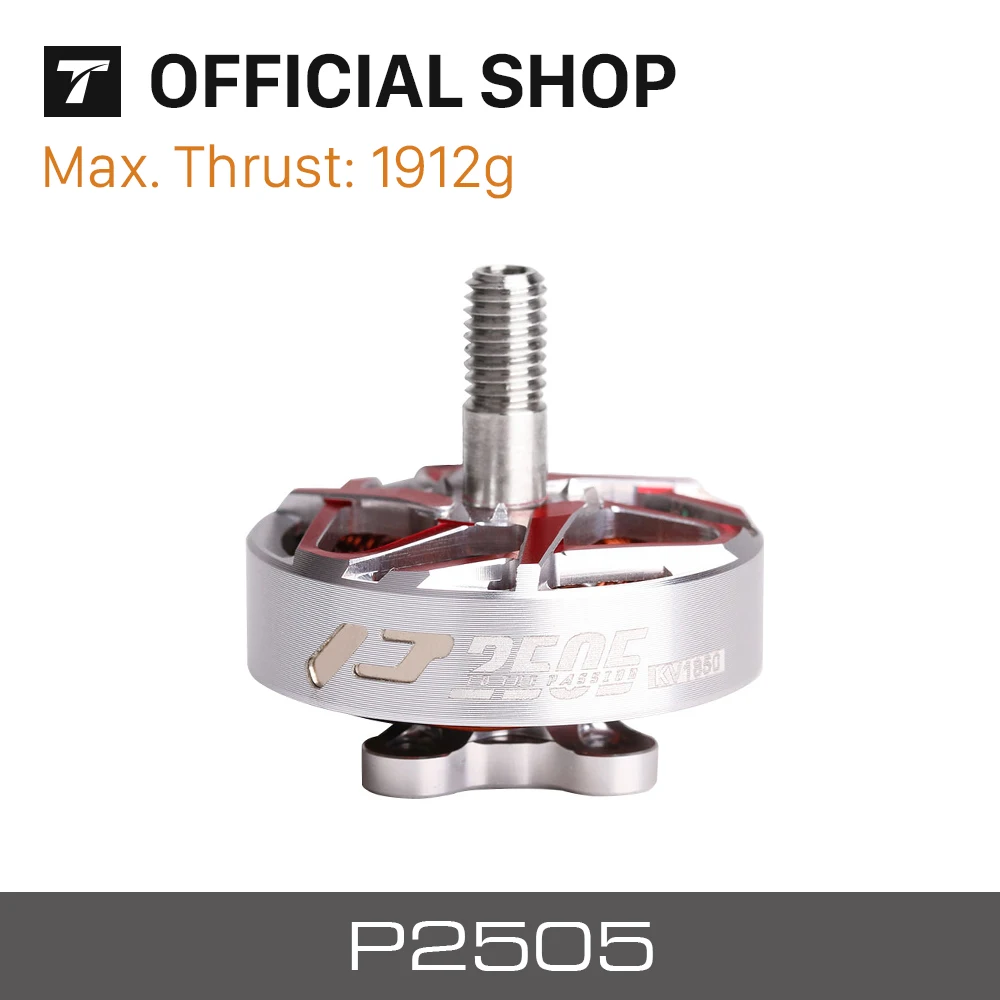 

T-MOTOR P2505 KV1850 BRUSHLESS FPV Outrunner Motor 4-6S for Freestyle Version