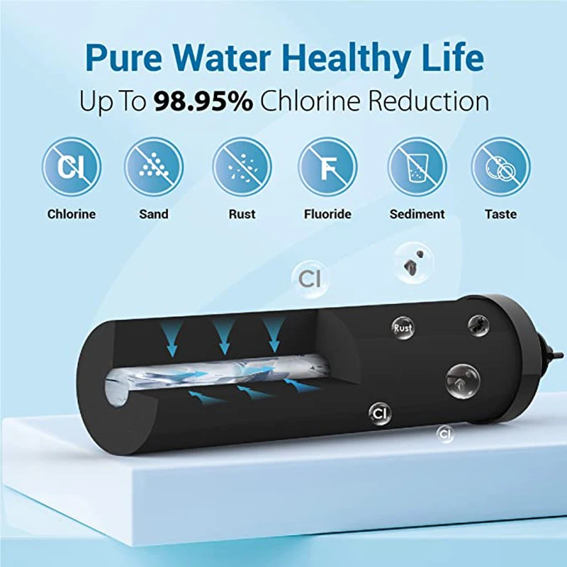 Elemento di purificazione Berkey nero di ricambio BB9-2 filtro acqua, compatibile con sistema di filtro a gravità, confezione da 2