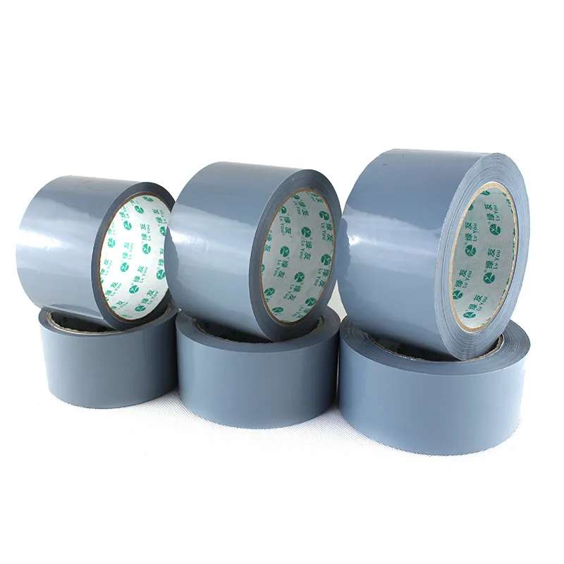 Solid Color Transparent Gray Adhesive Tape Mounting Packing Fashion Tape High Viscosity Sealing Positioning Colorful Carton Tape