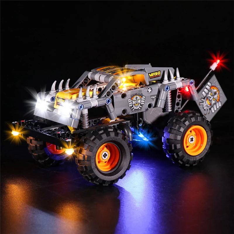 

Vonado LED Lighting Set for 42119 Technic Monster Jam Max-D Light Kit, Not Included the Building Block