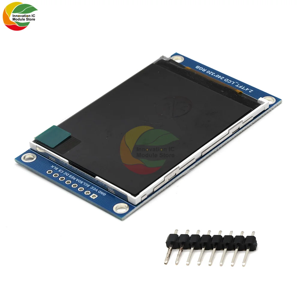 2.4 Inch TFT LCD Color Screen SPI Serial Port Module Display Module ILI9341 Driver Resolution 240X320 Display Module for Arduino