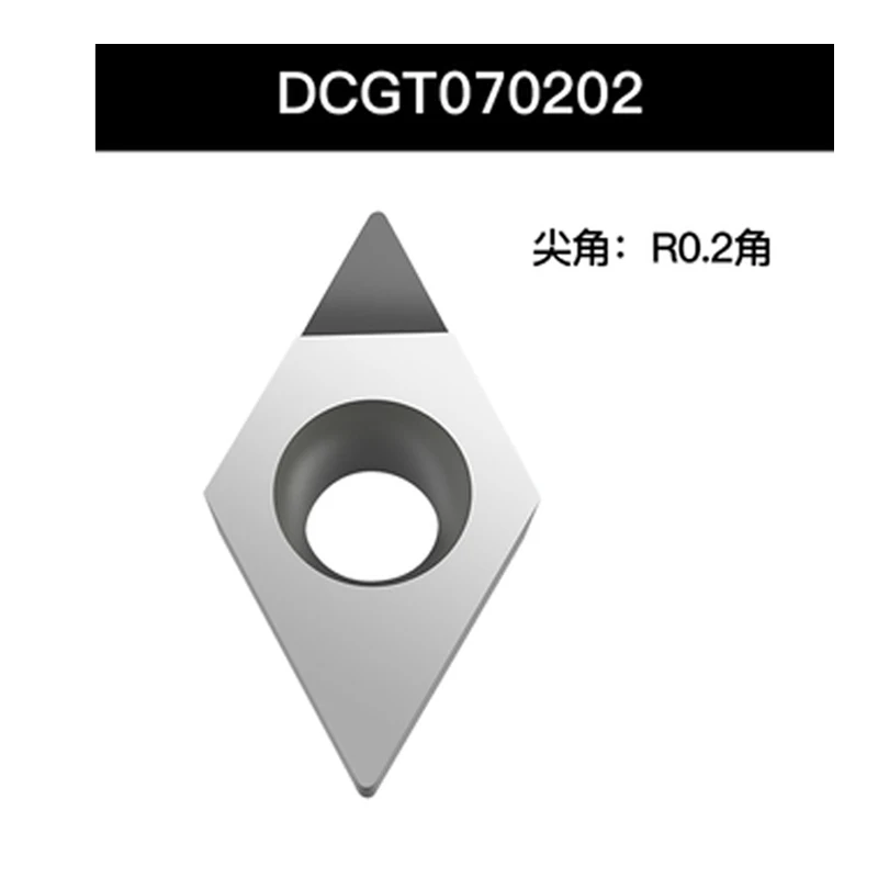 1PC DCGT PCD CBN Diamond Inserts DCGT070202 DCGT070204 DCGT070208 DCGT11T302 DCGT11T304 DCGT11T308 DCGT11T308