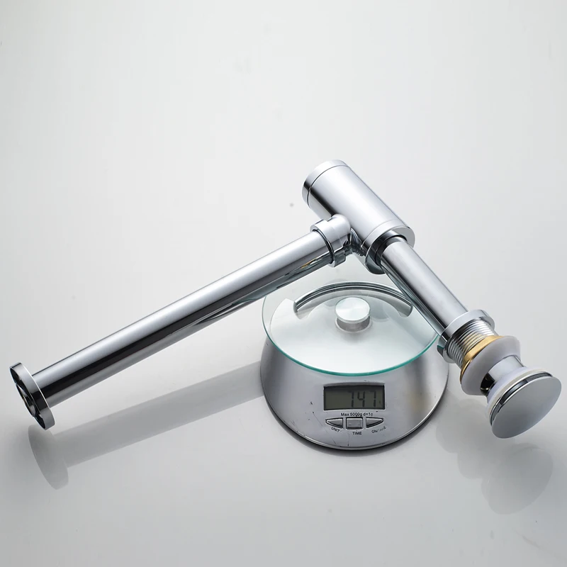 Imagem -06 - Banheiro Bacia Garrafa Armadilha Pop up Rolha de Drenagem com Transbordamento Dissipador Dreno Kit Sifão Resíduos P-trap Dreno Cromo og