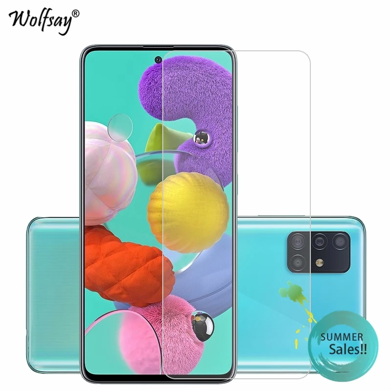 

2 шт, стекло для samsung Galaxy A51, закаленное стекло, защита экрана, стекло для samsung Galaxy A51, стеклянная пленка для телефона samsung A51