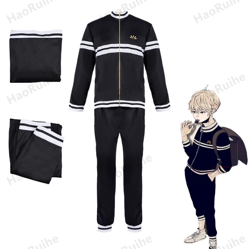 

New Tokyo Revengers Young Mikey Cosplay Costume Manjiro Sano Zipper Jacket Tokyo Manji Gang Sportswear Top Pants Suit Halloween