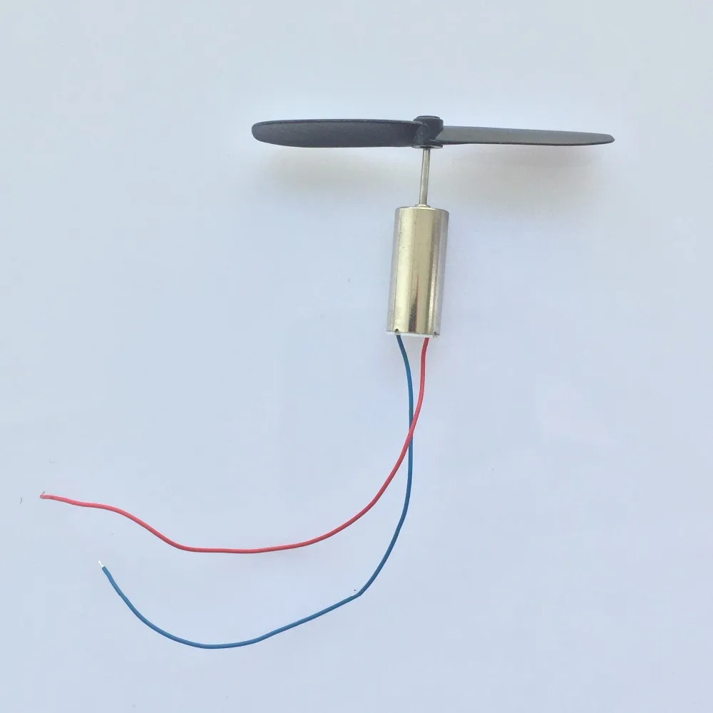 2pcs DC3.7-4.2V 716 7*16mm Micro DIY Helicopter Coreless DC Motor With Propeller Great Torque High Speed Motor K152 Drop Ship
