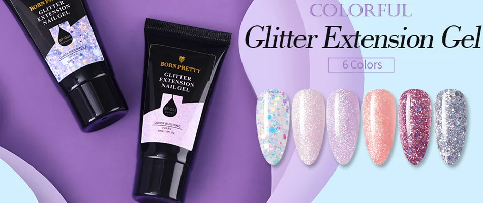 BORN PRETTY 250g Base and Super Top Coat Not Chip Peel Base Gel Glossy Shine Finish Soak off UV LED Drying Long Lasting UV Gel