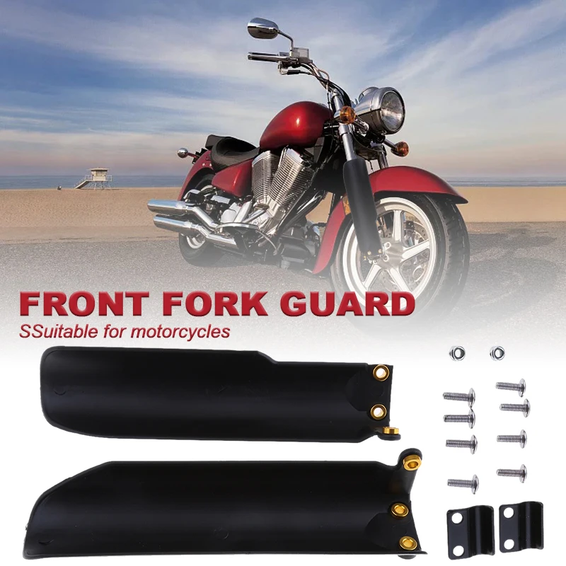 1 Pair Motorcycle Front Fork Guard Fender Protector Covers for 150cc 160c 200cc 250cc Pit Pro Trail Dirt Bike Guard Sliders