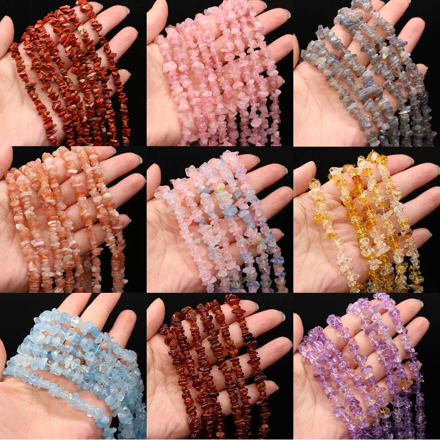 Natural stone semi-precious stone with irregular shapes in various colors For Jewelry Making DIY Earring Necklace Accessories