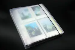 A4 Ring Binder For Cards 105*155mm Postcard Sheet Protector Transparent Bag Card Holder