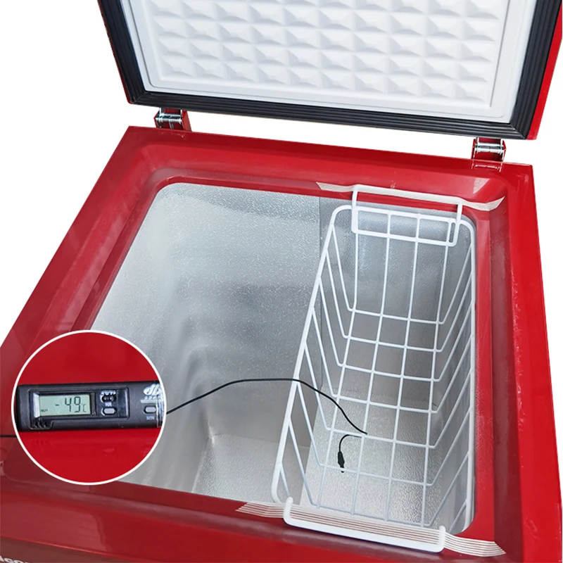 Congélateur Commercial à très basse température, grande capacité, 100l, 100 W, refroidissement Direct, pour usage domestique, BD(C)-200