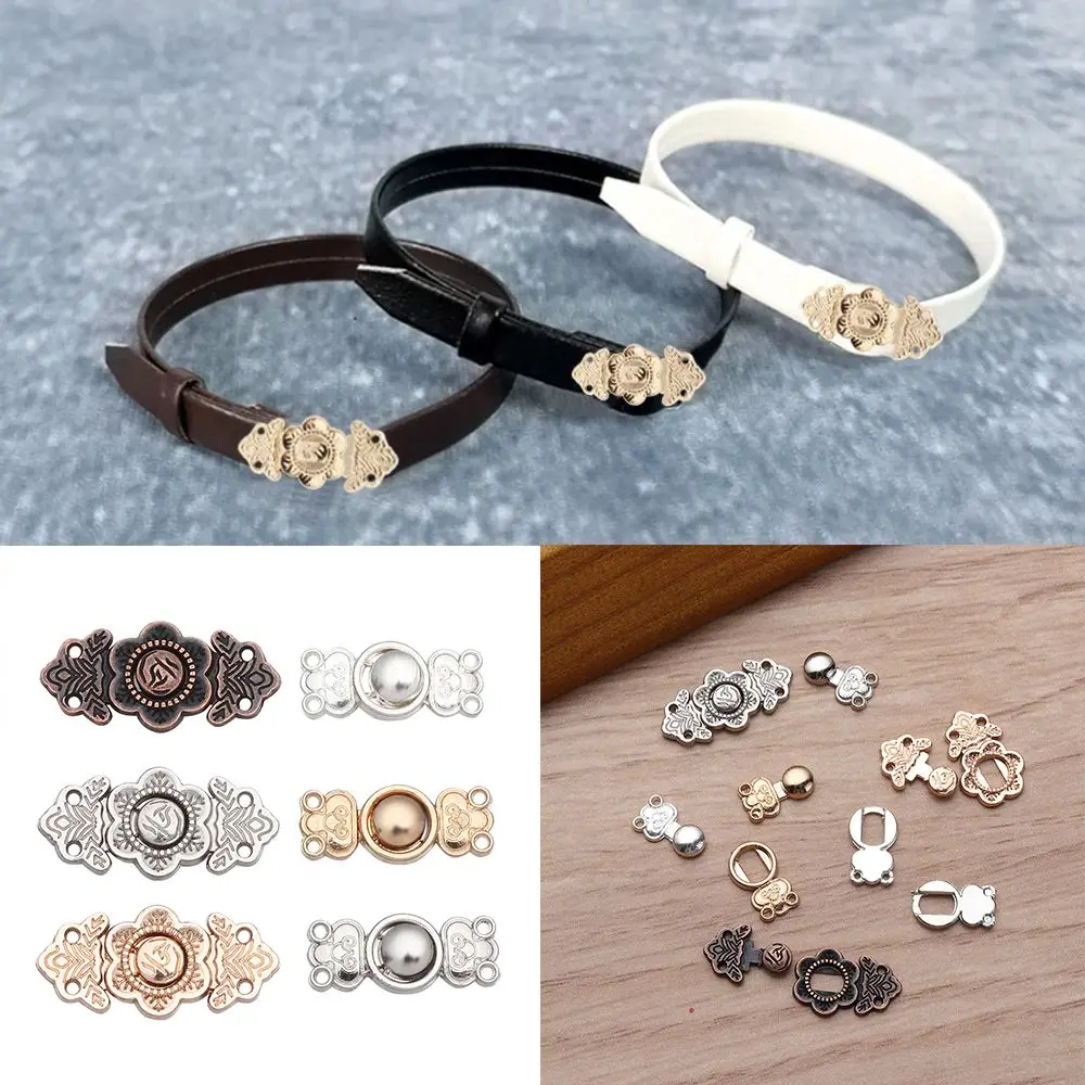 Puppen Nähen Zubehör Mini Ultra-kleine Tasten Metall Gürtel Schnalle Schuhe Schnallen DIY Kleid Decor Puppe Taschen Kleidung