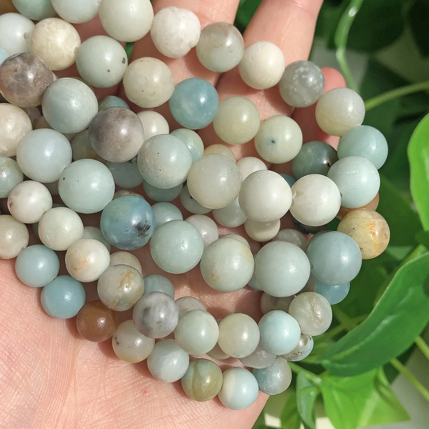 Natural Colorful Amazonite Stone Beads Round Loose Spacer Beads For Jewelry Making Diy Bracelet Earring 4/6/8/10/12mm 15inch