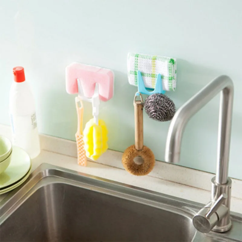 Cooking Tool Hot Plastic kitchen accessories Pot Pan Cover Shell Cover Sucker Tool Bracket Storage Holder Rack pot lid holder
