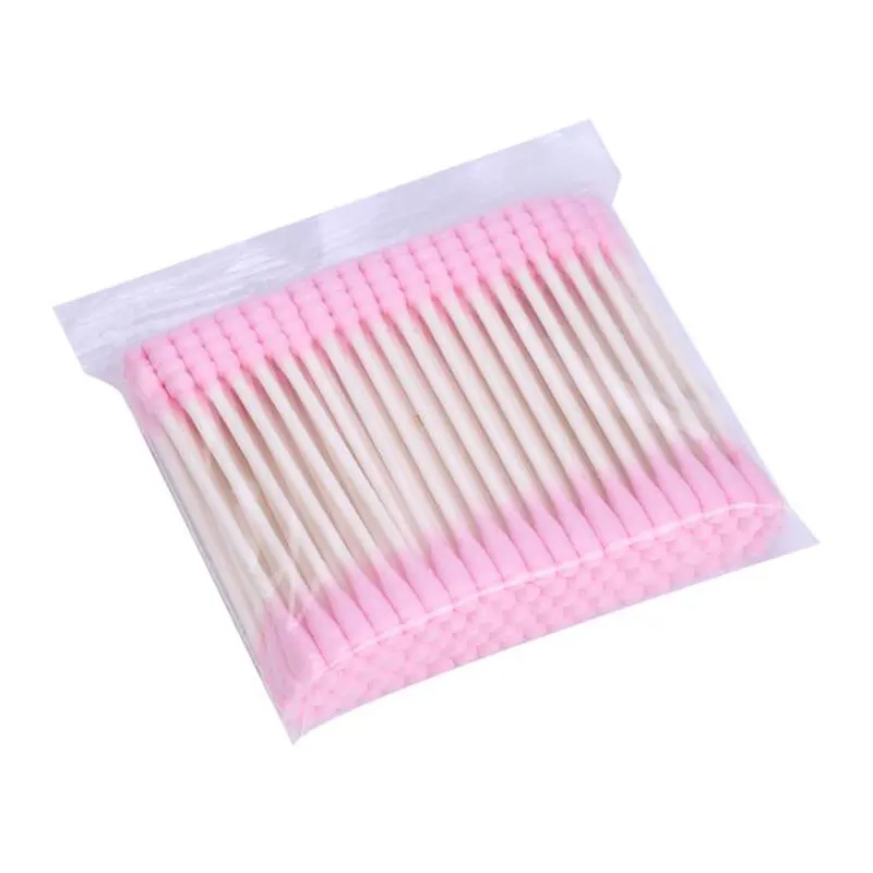 PROUSKY Lot De 200 Cotons-Tiges Double Pointe Pointue 7cm - Bâtonnets Bois Pour Tatouage, Maquillage