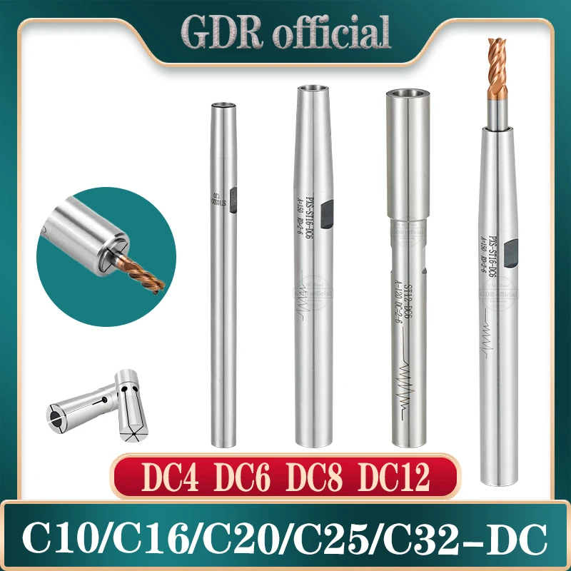 GDR DC Extension Rod C10 C12 C16 C20 C25 DC4 DC6 DC8 DC12 ST10 ST12 ST16 ST20 Extension Rod tool holder bracket tool collet