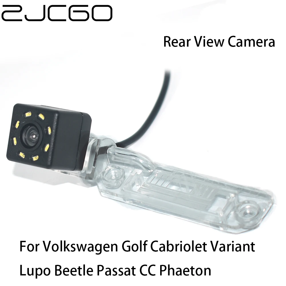 

ZJCGO HD CCD Car Rear View Reverse Back Up Parking Camera for Volkswagen Golf Cabriolet Variant Lupo Beetle Passat CC Phaeton