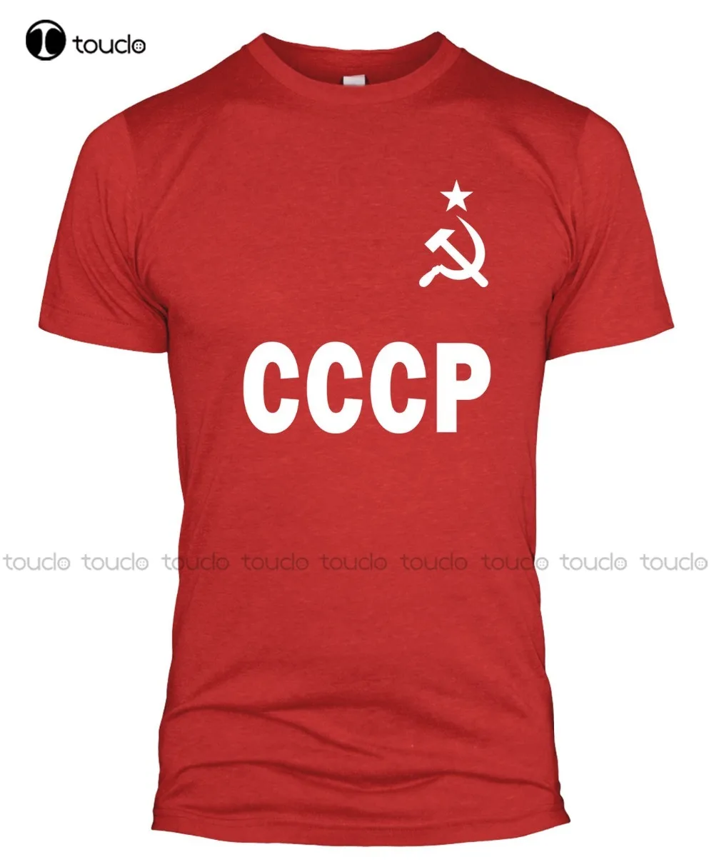 New Brand Cheap Sale 100 % Cotton Cccp Soviet Union Retro Footballer T Shirt  Men Women Kid Funny Shirts Xs-5Xl Unisex