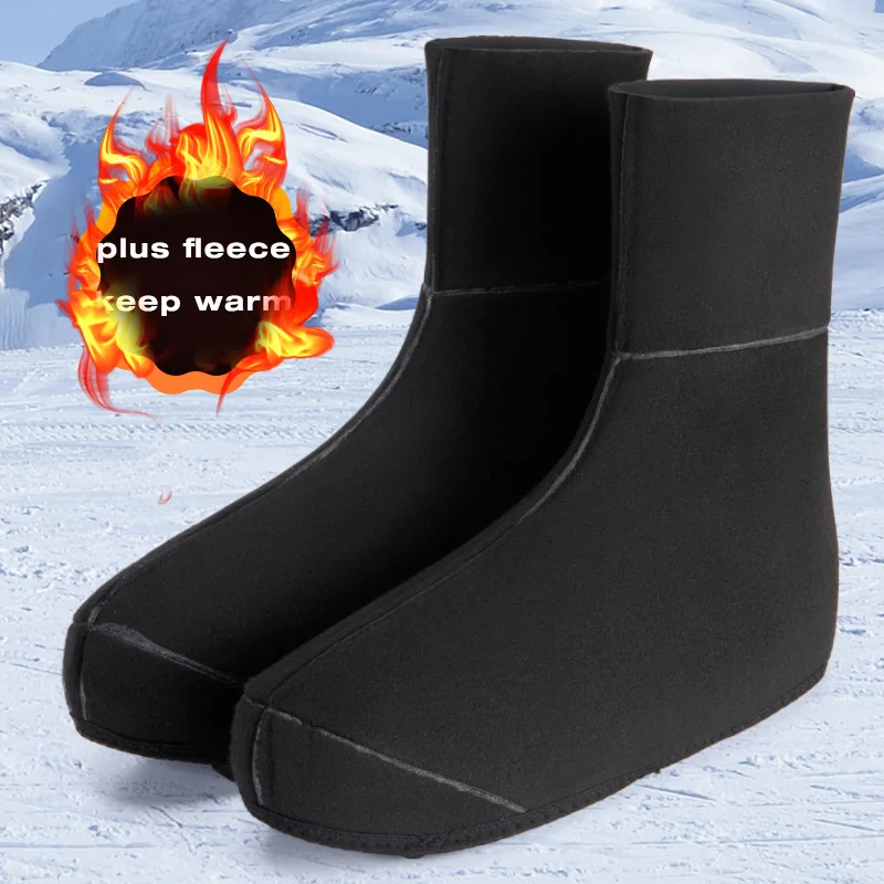 Cycling Shoe Covers Thicken Warm Winter Shoes Cover Waterproof Windproof Bicycle Overshoes Road Mountain Bike Booties