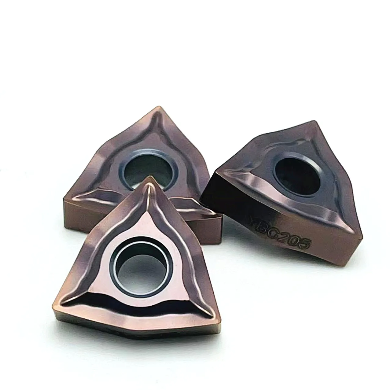 WNMG080404-EF YBG205 WNMG080408-EF YBG205 CNC indexable turning tools, carbide inserts for stainless steel