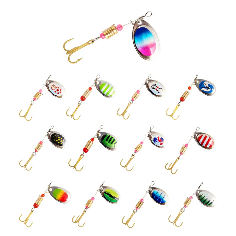 POETRYYI Señuelo Giratorio CrankBait Lubina – Metal Duro para Pesca - imagen 2