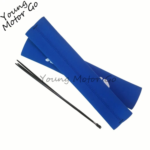 Imagen 2 del producto Protector de horquilla delantera de 350mm, amortiguador de piel, cubierta envolvente, funda de piel para motocicleta CRF YZ Pit Bike