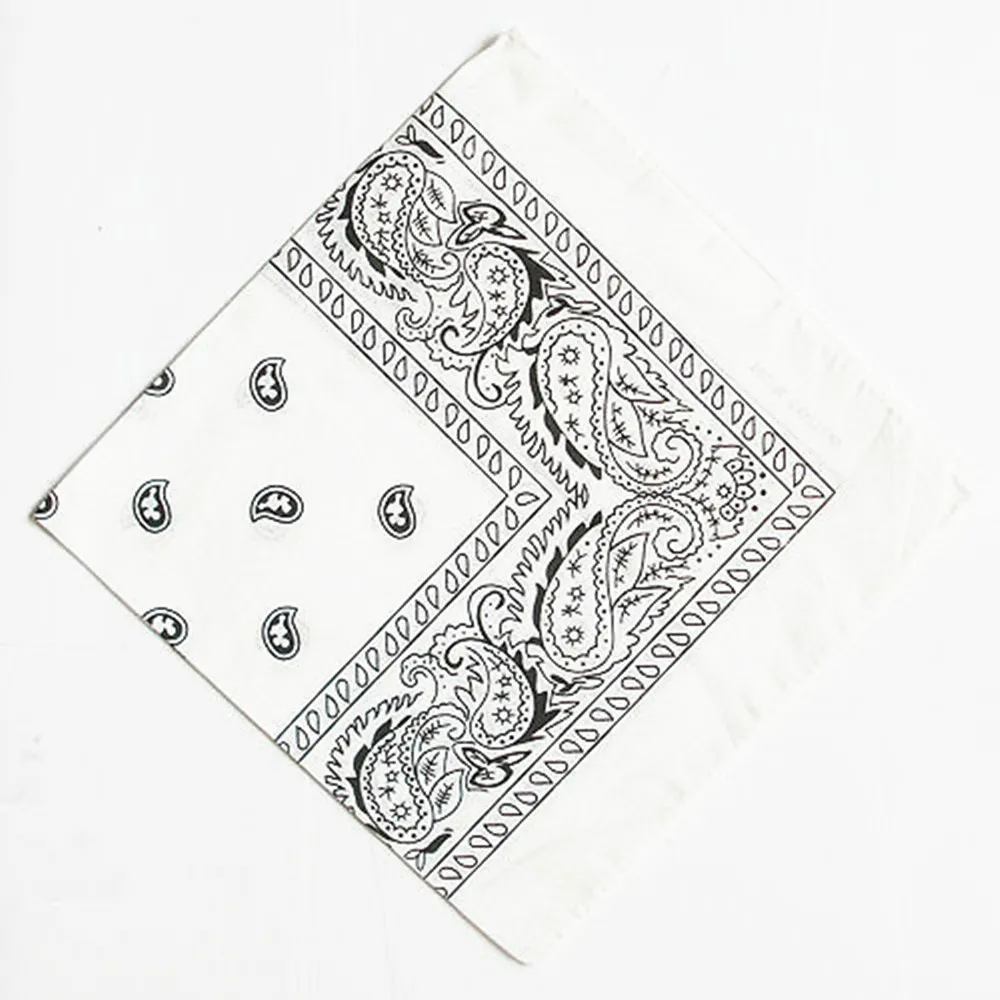 Hot！Wholesale Lot 100% Cotton Cashew flowers Bandanas double sided head wrap scarf H5