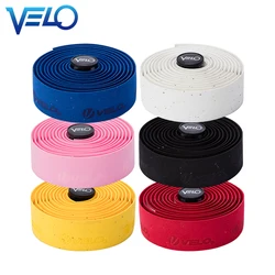 Velo Road Bike Fixed Gear Bike HandleBar Tape Cycling Race Bicycle Grips MTB Cork Handlebar Tape Bar Plugs Mountain belt straps