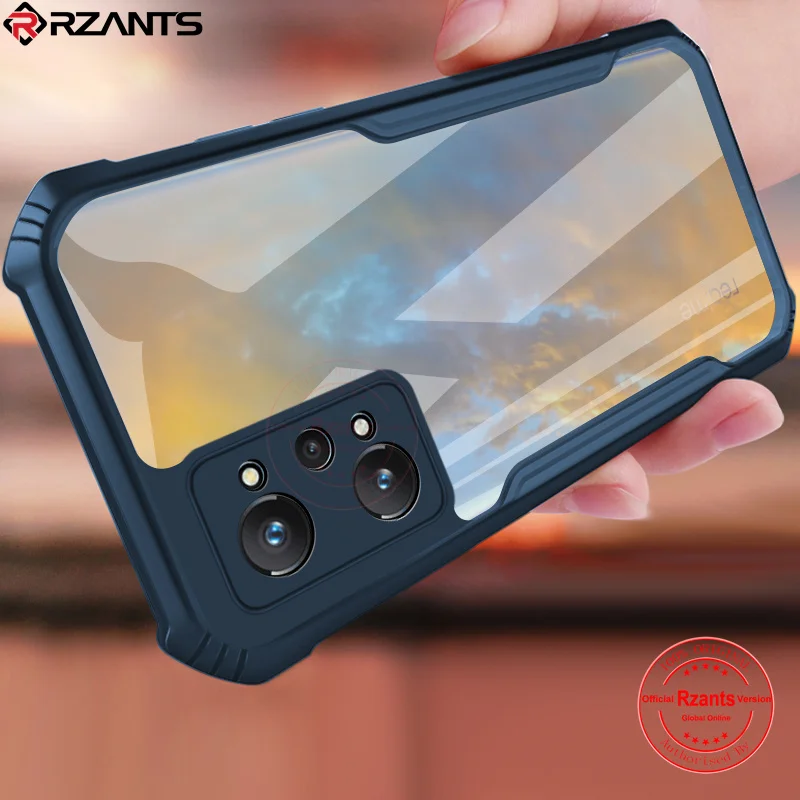 Rzants For OPPO Realme GT Neo2 Case Hard Air Bag Protection Slim Thin Clear Crystal Cover Realme GT Neo 2