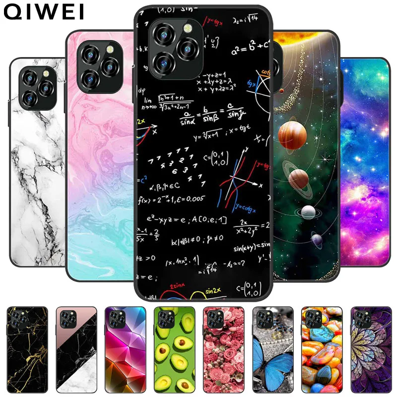 For Oukitel C21 Pro Case Black Bumper Silicone Phone Cases for Oukitel C21 Pro Soft TPU Cover Back Shells C 21 Pro C21Pro Coque