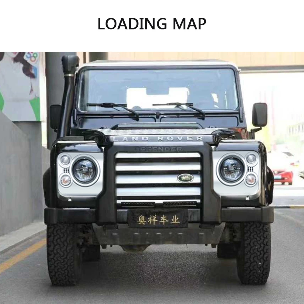 Auto Parts Car Styling Tuing Front Middle ABS Adventure Edition Style Grille For Land Rover Defender 90 110 Vehicle