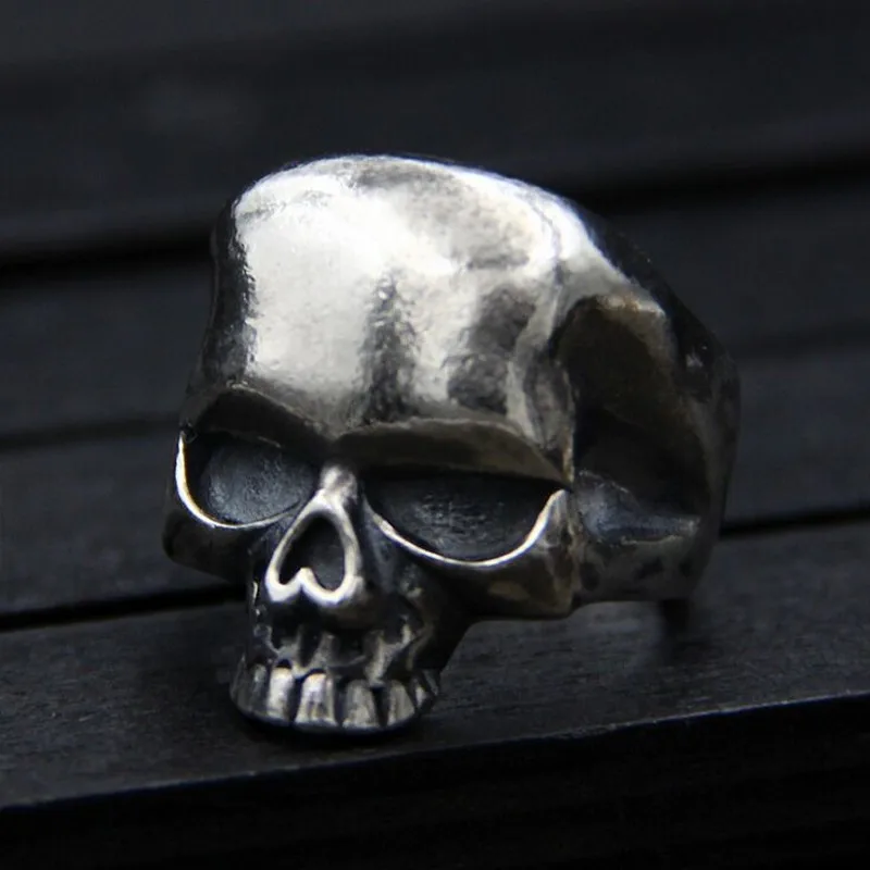 

Retro Thai silver skull ring men models personalized original design ring
