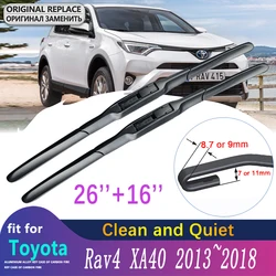 Car Wiper Blade for Toyota Rav4 XA40 2013~2018 RAV 4 40 2014 2015 2016 2017 Front Windscreen Windshield Brushes Car Goods