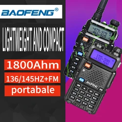 baofeng walkie talkie radio uv 5r Portable for hunting Two-way ham walkie-talkie Speakers for car handy 10 km vhf uhf Intercom